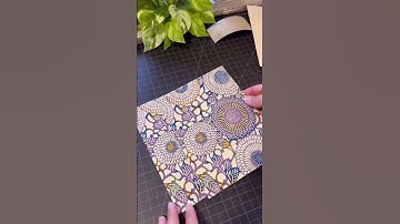 Make book cover with me 🪻💜 #bookbinding #bookbindingtutorial #make #craft #crafting #handmadebook