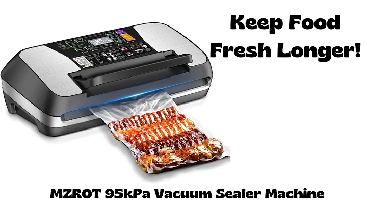 Keep Food Fresh Longer! MZROT 95kPa Vacuum Sealer Machine Review & Features
