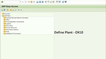 Video3  || How to create plant in SAP MM