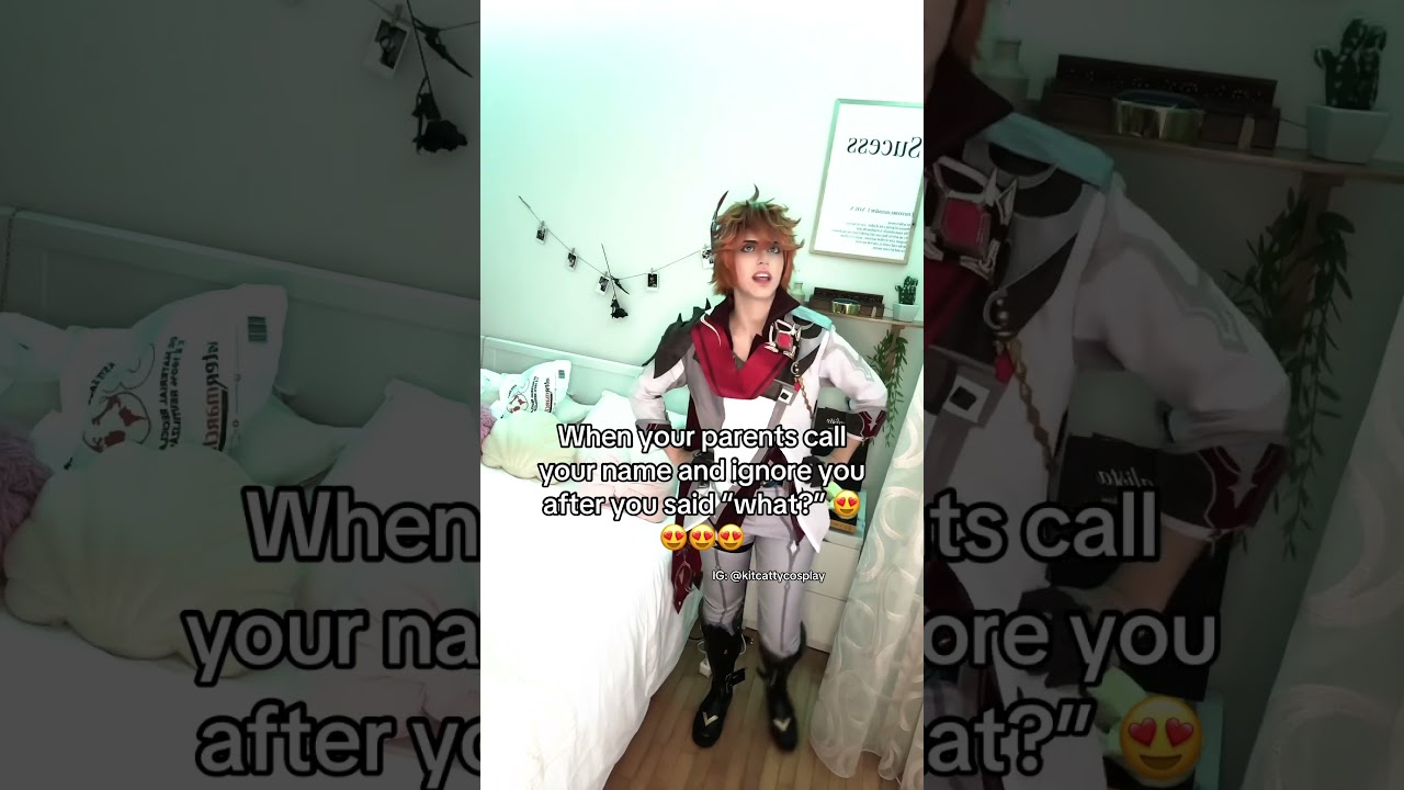 JUST TELL ME #genshinimpact #family #genshin #shorts #gamer #cosplay #cosplayer #anime #gamer