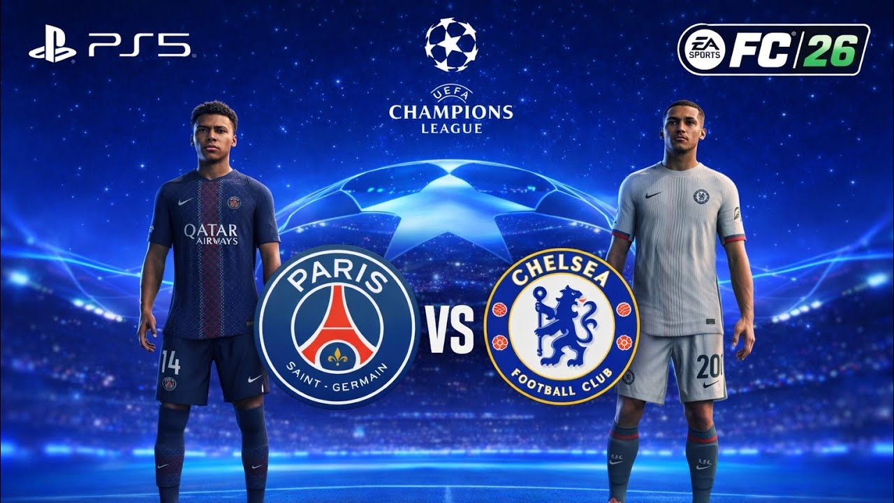 FC 26 - Chelsea Vs PSG UEFA CHAMPIONS LEAGUE 25/26 FULL MATCH | PS5 PRO [4K60]
