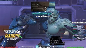 Overwatch Rollout Doomfist God GetQuakedOn Tryhard Gameplay On Volskaya