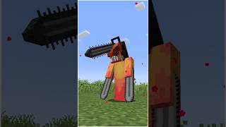Minecraft Chainsaw Man Mod... #shorts #minecraft #minecraftshorts
