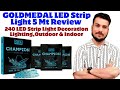 GOLDMEDAL LED Strip Light 5 Mtr | 240 LED Strip Light Decoration Lighting,Outdoor &amp; Indoor Review