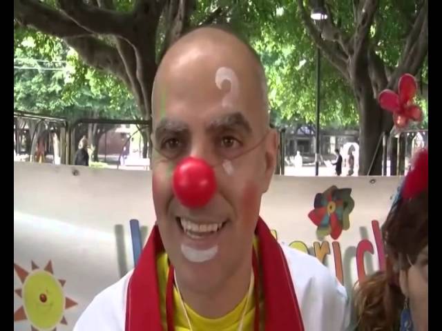 Naso rosso pagliaccio clown in lattice - Karabu srls