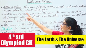 4th std olympiad GK | The Earth & The Universe | General Knowledge Olympiad for level -3 Exams