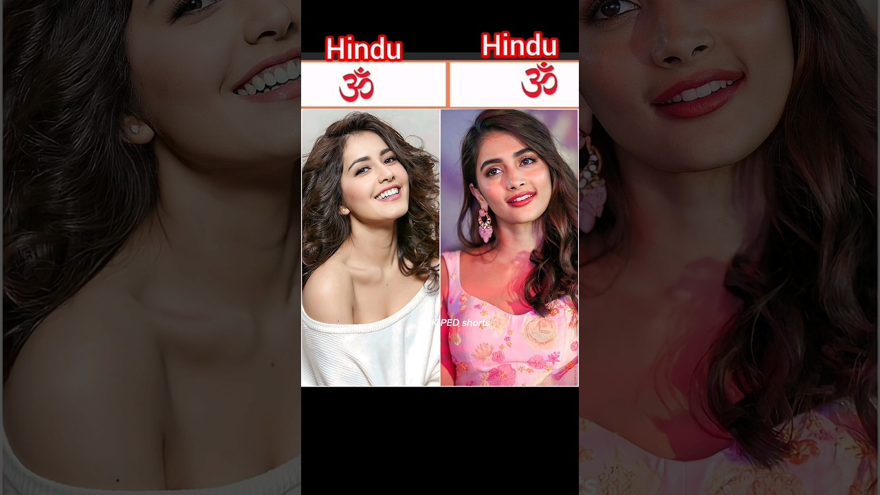 10 South Actress And Bollywood Actress 🚩Religion# Religion 