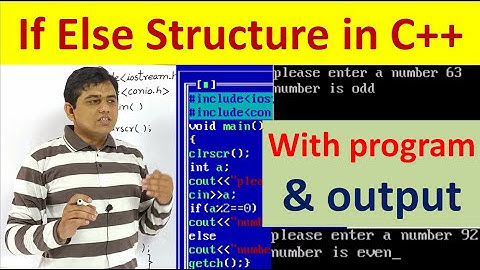 if else Condition in c++; Even odd numbers, (computational physics): For BS and MSc