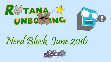Nerd Block Classic June 2016