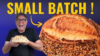Everything Bagel Small-Batch Sourdough Bread (Two 700g Artisan Loaves) | Dutch Oven Method