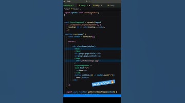 Next js pro tips 🔥🔥#coding #developer #nextjs #shorts