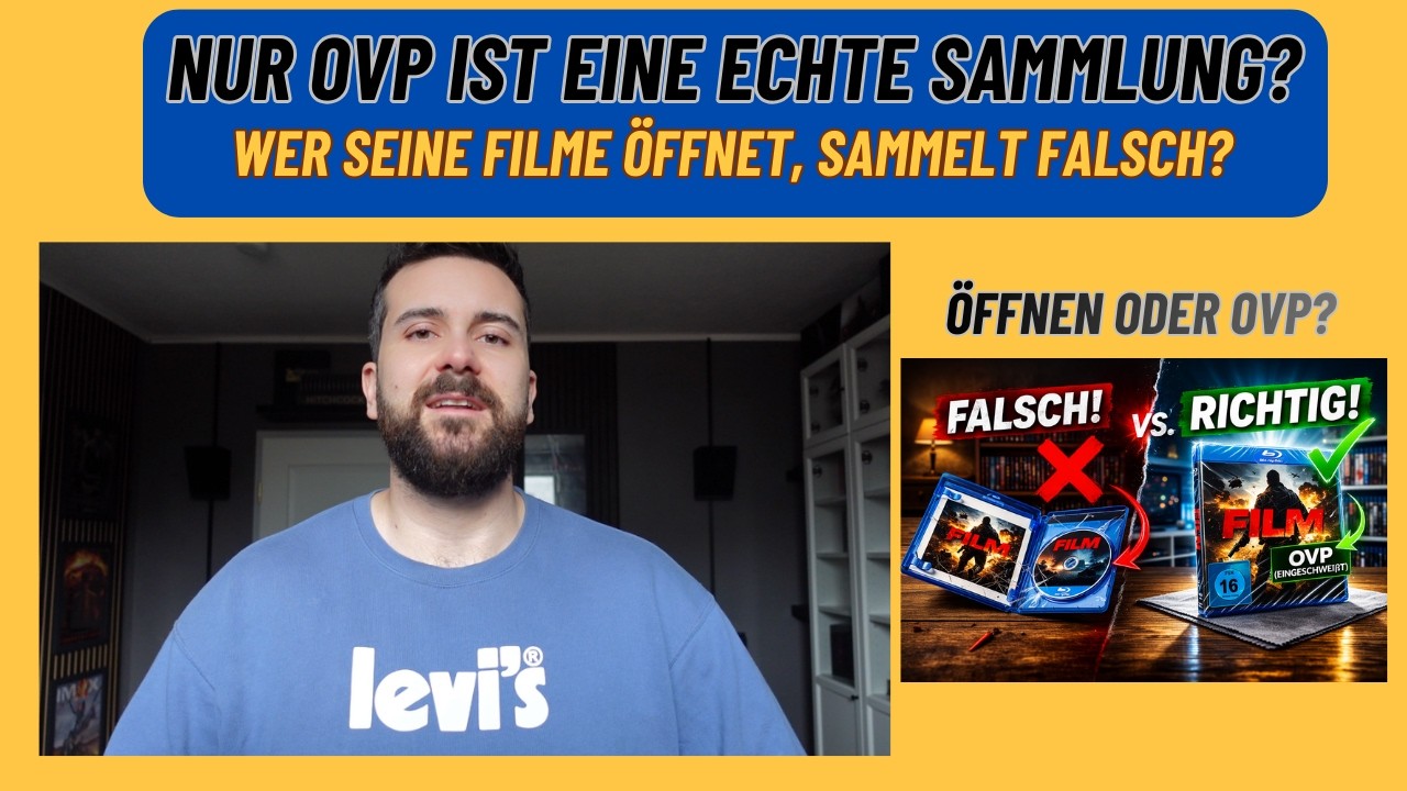 Wer seine Blu-Rays öffnet, sammelt falsch? Meine Meinung dazu.
