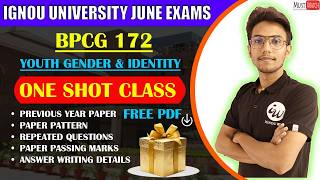 #10 BPCG 172 || YOUTH GENDER - PSYCHOLOGY || IMPORTANT QUESTIONS | IGNOU WALAY