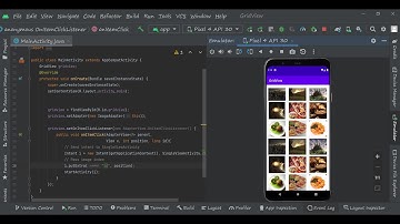 Grid View with Item click listener in android studio