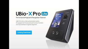 UBio X Pro Face&Fingerprint Recognition Terminal