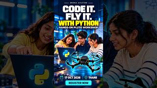 Pluto Python Drone Programming Workshop | 17 Oct 2026