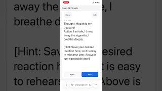 See cards on daily routine, focus, diet tips, self-talk, exercise, procrastination, goals