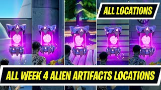 Fortnite All Alien Artifact locations (Week 4) - All Fortnite Alien Artifacts Locations Guide