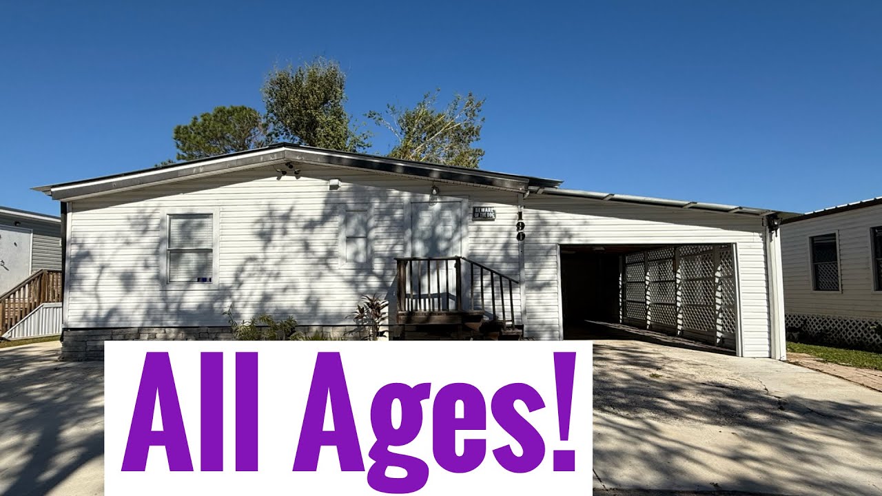 FINALLY! All Ages Park Mobile Home Needing Sold NOW( Eastwood Estates Gibsonton Florida)!