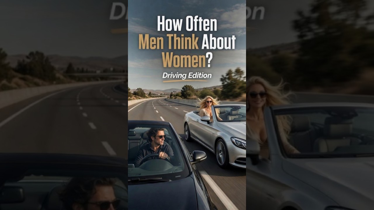 Driving Test 😂 2.5 Seconds! How Often Men Think About Women