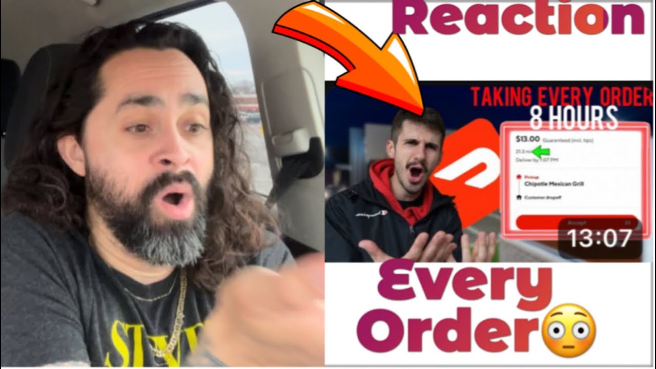 DoorDash Reaction When Accepting Every Order on DoorDash Goes WRONG