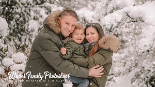 Winter Photography Ideas | Outdoor FAMILY PORTRAIT