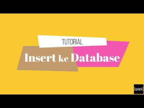 Pemrograman Desktop VB Visual Studio 2015 - Memasukan / Insert Data ke Database [BAHASA]