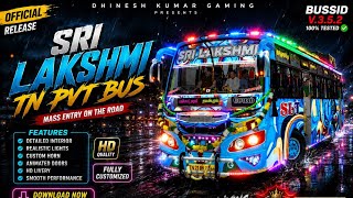 SRI LAKSHMI TN PVT BUS 🚌🔥 | New BUSSID Bus Mod | HD Livery screenshot 5