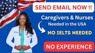 URGENT! Relocate to USA free | Nurses & Caregiver jobs in USA with visa sponsorshipcaregivers in US