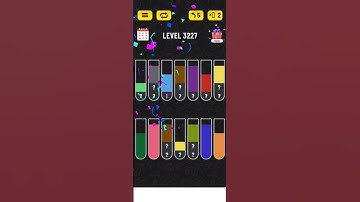 Water sort puzzle - Level 3227 #puzzle #games #watersortpuzzle #level #level3227 #gaming #gameplay