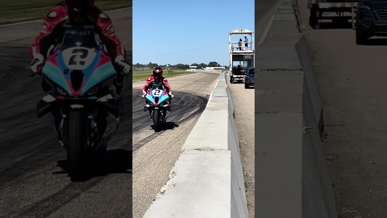 Flat Out Sam Guerin 2024 BMW M1000RR Canadian Superbike CSBK Rad Torque Raceway Edmonton AB. 2024 #1