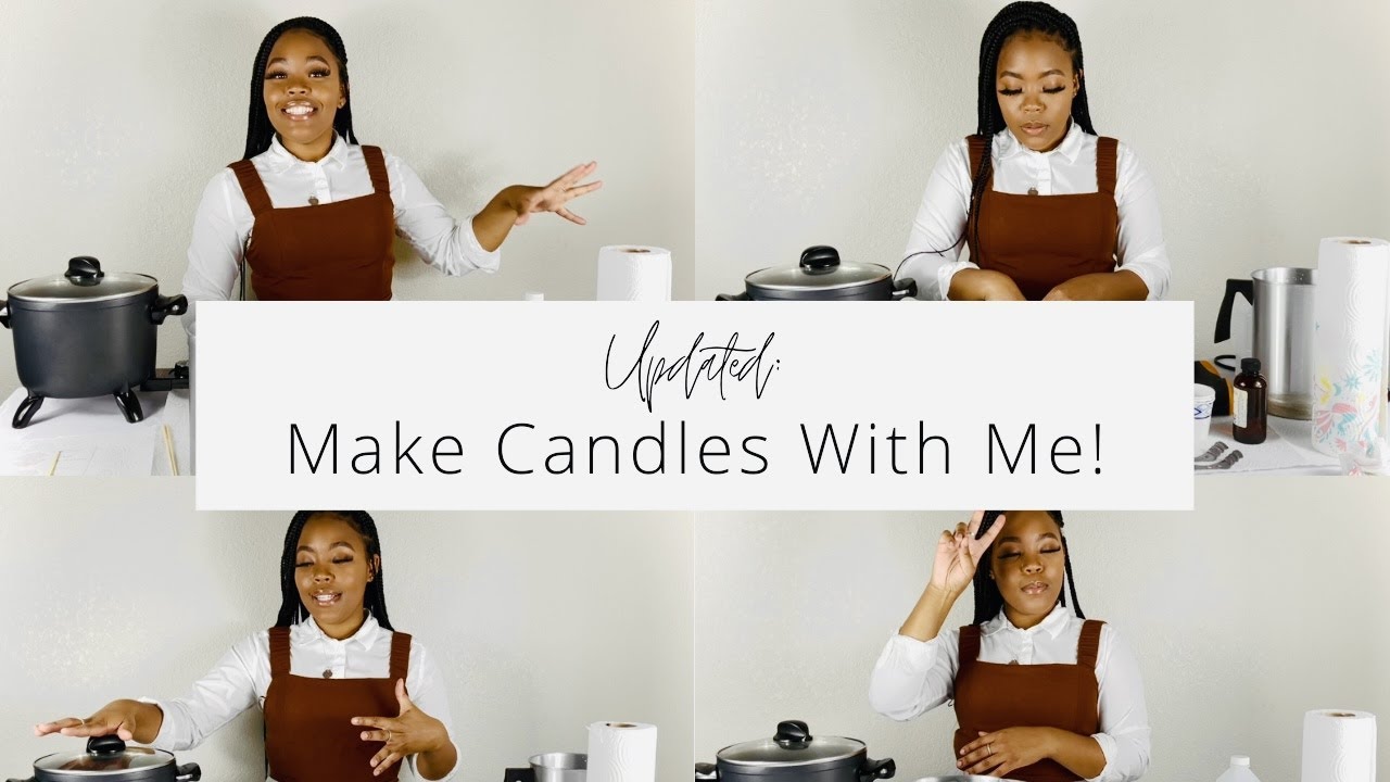 UPDATED | HOW TO MAKE COCONUT SOY WAX CANDLES | MAKE CANDLES WITH ME | NORTH ROSE CANDLE CO