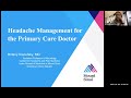 Headache Management for the Primary Care Doctor