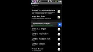 Weather Online Free (Français) screenshot 1
