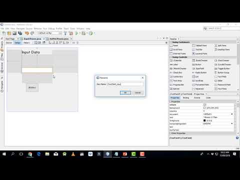 Transfer data between One JFrame to Another JFrame java swing netbeans tutorial 17