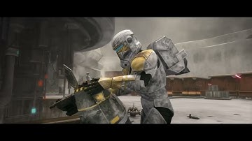 clone commando captain Gregor stand vs battle droids star wars the (clone wars)