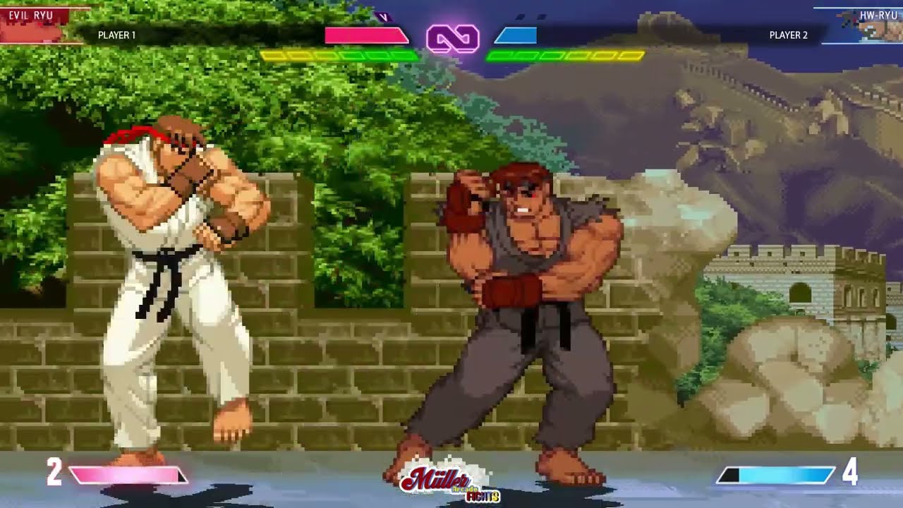 ryu vs ryu 😱 When the Same Legend Collides 🔥 