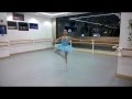 Micaela practices her first solo florine dubai dance academy performance 2015
