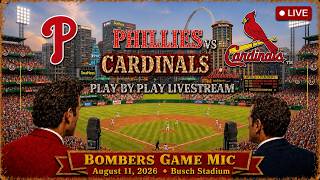 🔴 LIVE Phillies vs. Cardinals REDBIRDS FACE SANCHEZ! - Play by Play & Reaction | Game 122 of 162 Station Image