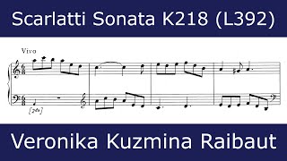 Domenico Scarlatti - Sonata in A minor K218 (Veronika Kuzmina Raibaut)