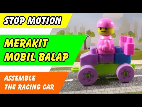 Di video kali ini kita akan membuat mainan mobil balap dari lego.. 