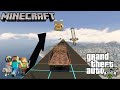 CARRERA MINECRAFT CARA A CARA GTA V ONLINE