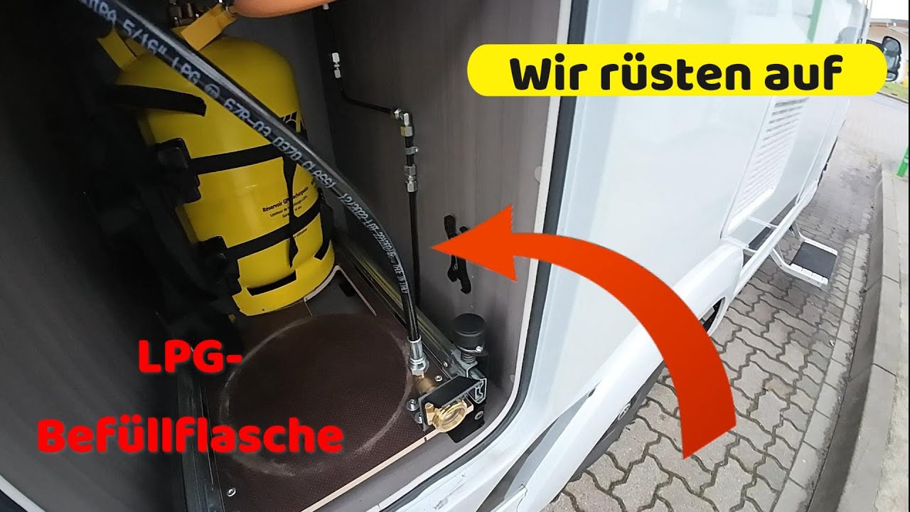 LPGBefüllflasche von Gaslow ⛽️ Nie wieder Einbau der