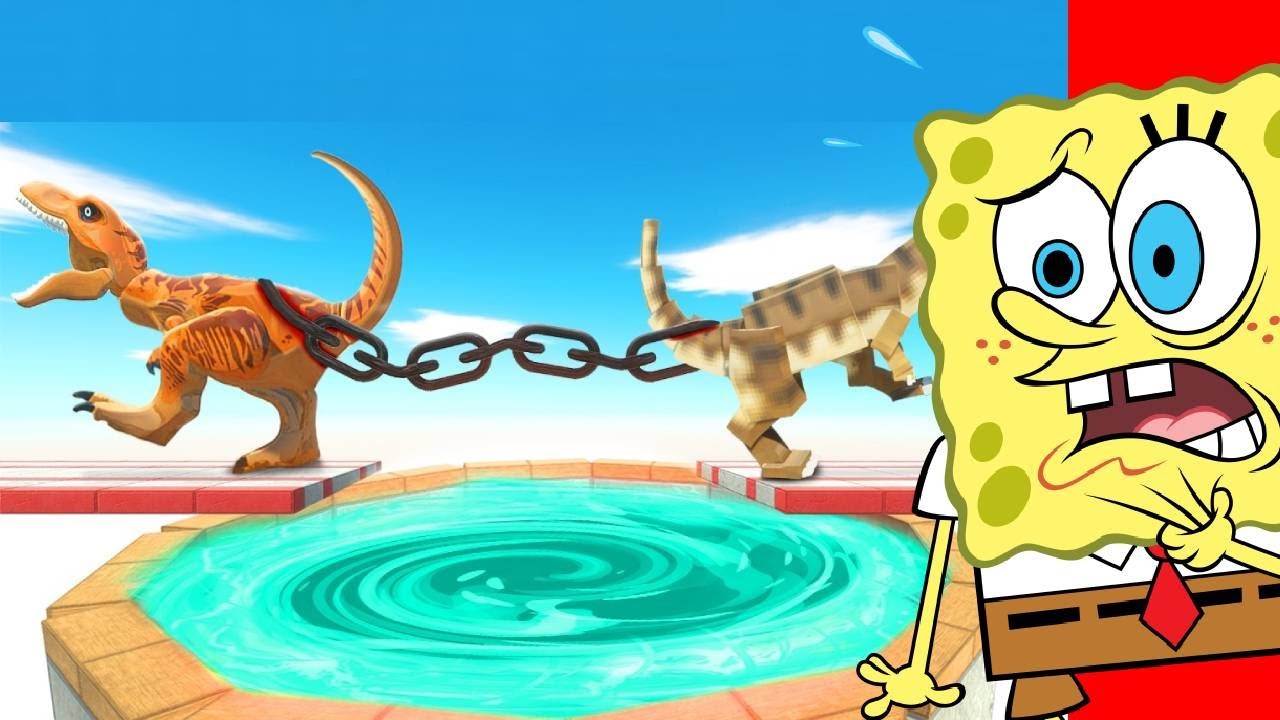 LEGO vs MINECRAFT: Which T-Rex is STRONGER?!