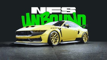 NFS Unbound - 2024 Ford Mustang Dark Horse (Max Build S+) | Customisation & Test Drive