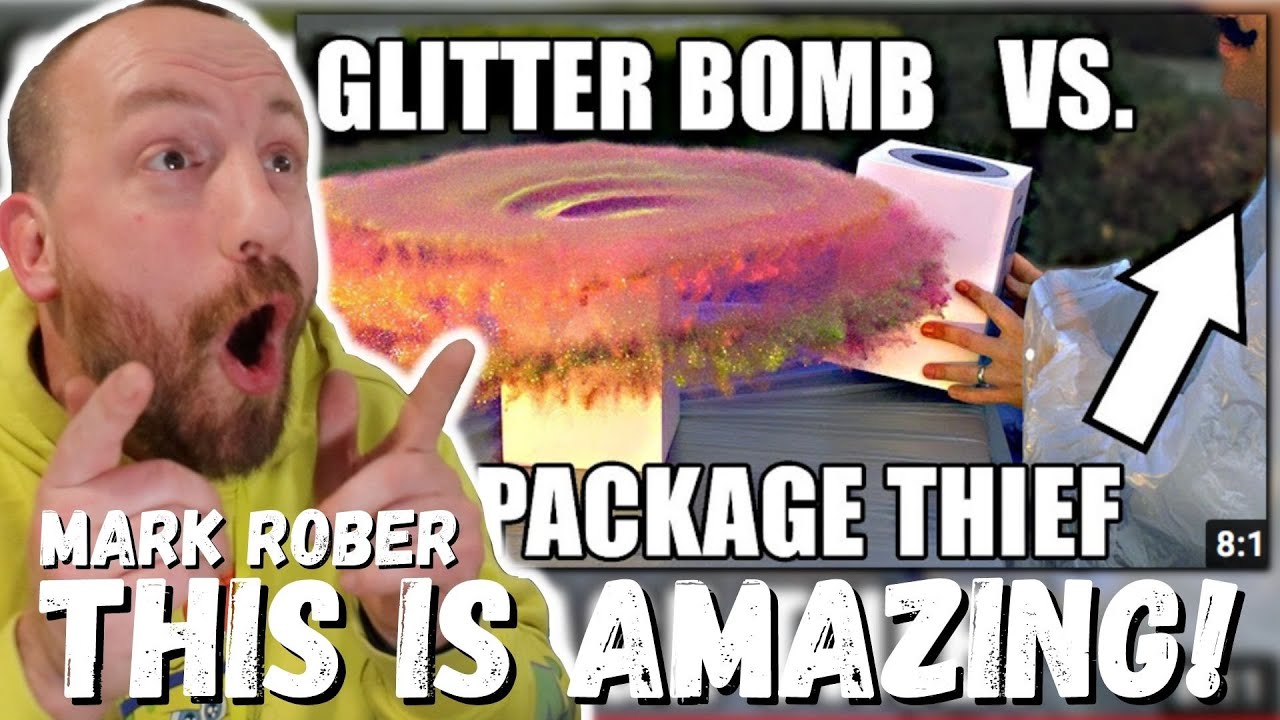 REVENGE IS AMAZING! Mark Rober Glitter Bomb 1.0 vs Porch Pirates (REACTION!) YouTube