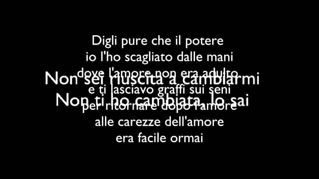 verranno a chiederti del nostro amore accordi