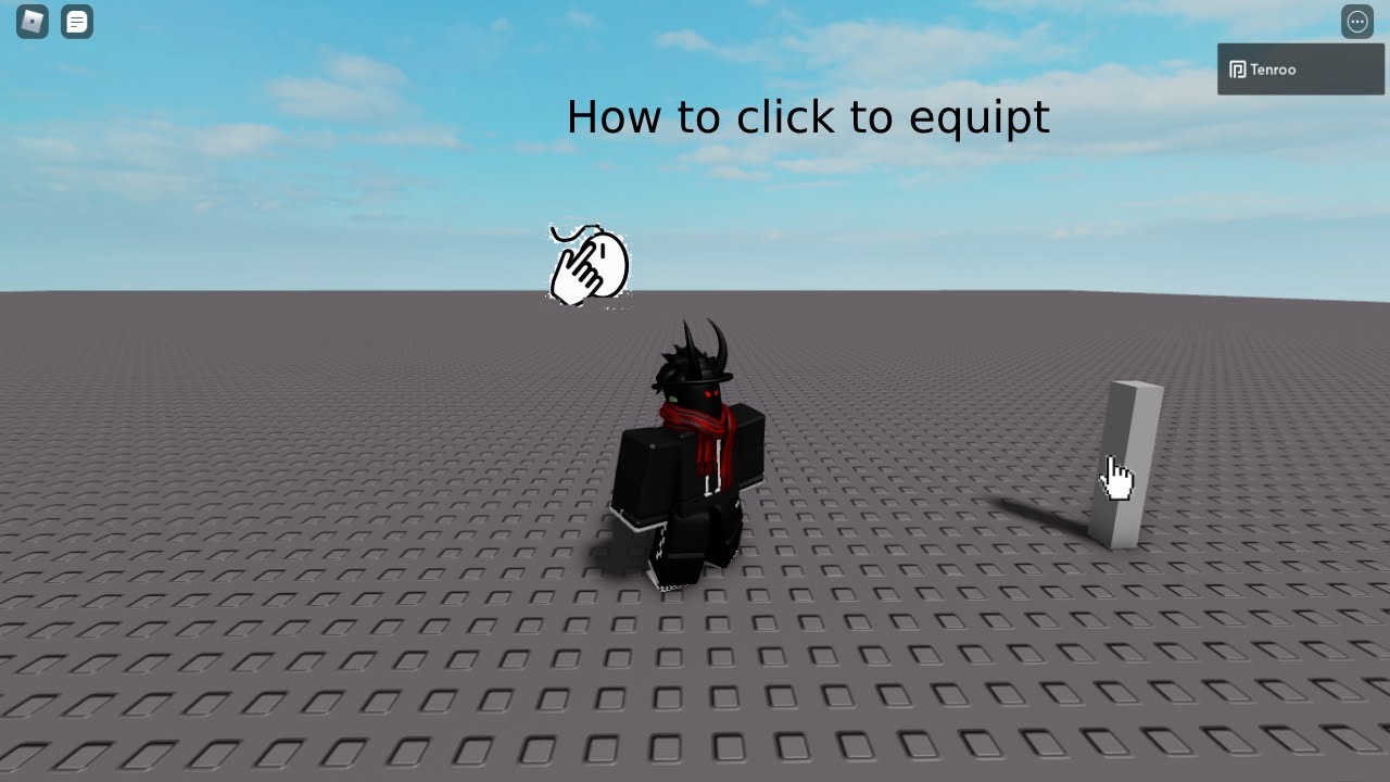 How to click to equip in under 4 minutes | Roblox Studio - YouTube