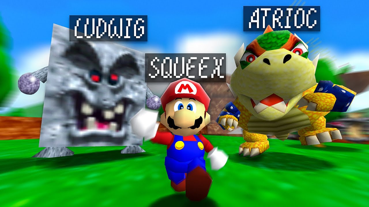 Mario 64 but my friends are trying to hunt me.