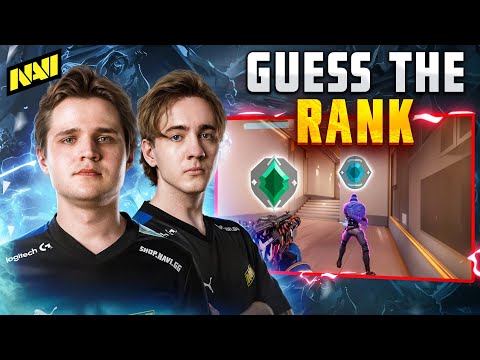 NAVI Valorant Guessing Your Rank!
